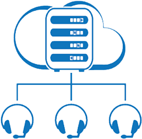 IVR Voice feature icon for hosted PBX phone system