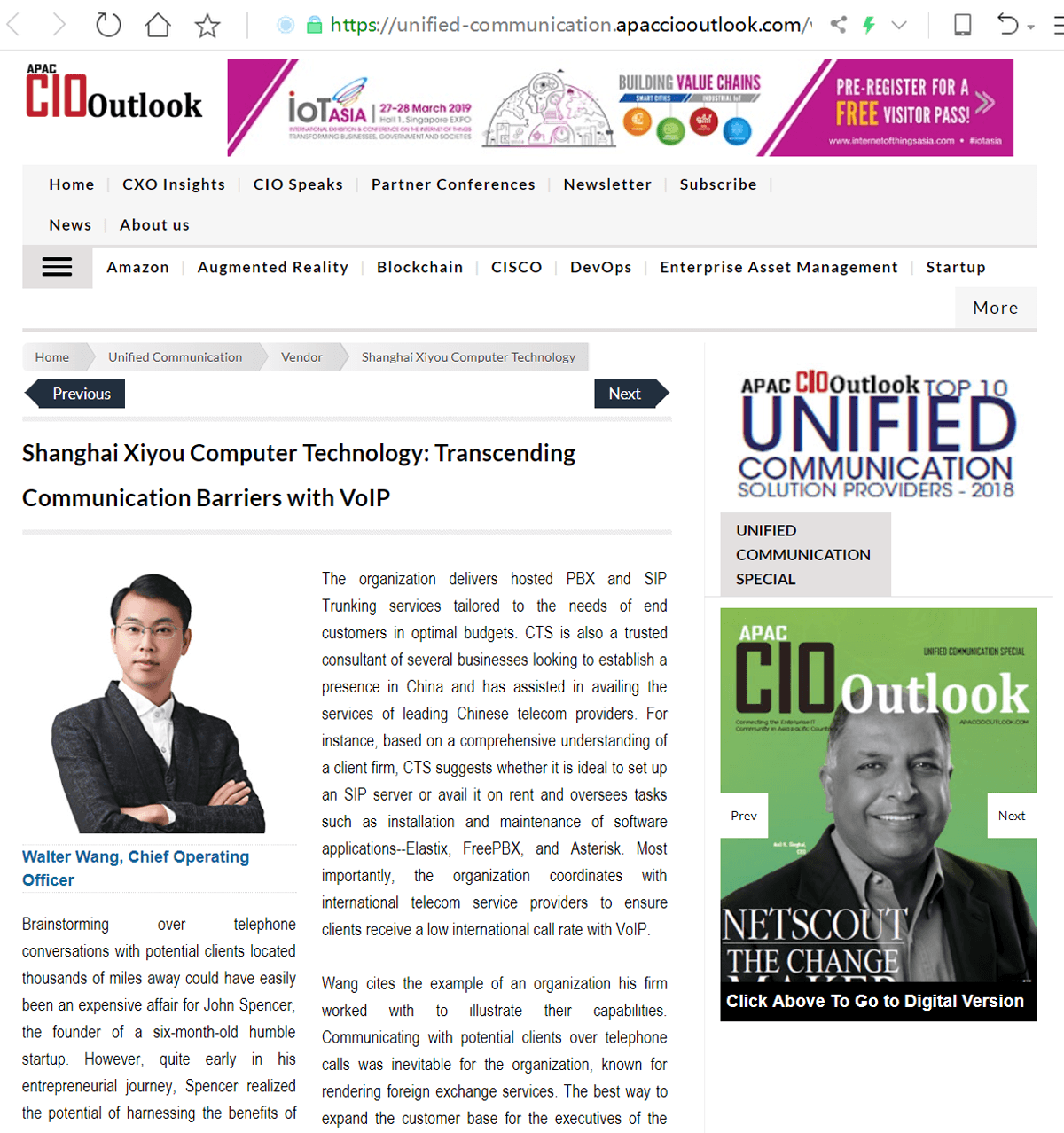 Website detail